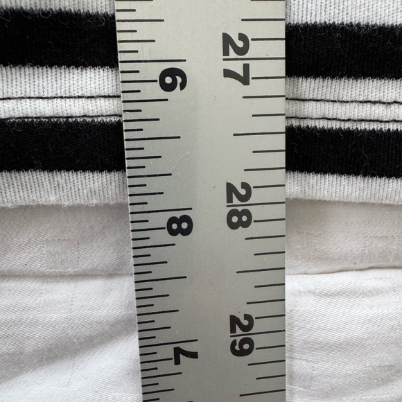 Quacker Factory 1X 3/4 Sleeve Women’s Top Black Striped Lobster Sequins - Picture 11 of 12